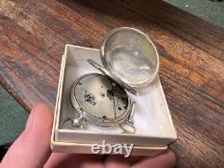 Antique silver pocket watch Roi Geneveve