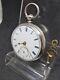 Antique Solid Silver Gents Fusee London Pocket Watch 1870 Witho Ref3198