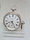 Antique Solid Silver Gents F. Skerrett Newcastle Pocket Watch 1890 Witho Ref2117