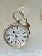 Antique Solid Silver Gents H. Samuel Manchester Pocket Watch 1896 Witho Ref2071