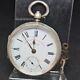 Antique Solid Silver Gents J. G. Graves Shenfield Pocket Watch 1901 Witho Ref2638