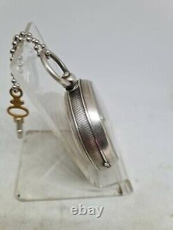 Antique solid silver gents Kay's lever pocket watch c1900 WithO ref1965