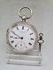 Antique Solid Silver Gents Robert Milne Sale Pocket Watch 1900 Witho Ref2211