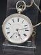 Antique Solid Silver Gents The Arundel Graves Pocket Watch 1892 Working Ref2814