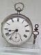 Antique Solid Silver Gents Fusee Chester Pocket Watch 1886 Witho Re2591