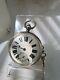 Antique Solid Silver Gents Fusee Joseph Wolfe Pocket Watch 1886 Witho Ref2325
