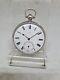 Antique Solid Silver Gents Fusee London Pocket Watch 1847 Witho Ref2458