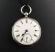 Antique Sterling Silver Pocket Watch, Mid Victorian