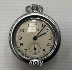 Antique/vintage Pocket Watch Army Services -Working with Case