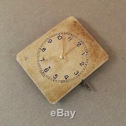 Audemars Piguet NOS rare antique high grade wristwatch movement 1946 rectangular