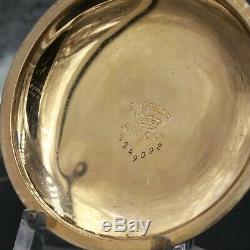 BIG Gold 1898 Elgin BW Raymond RAILROAD Grade Pocket Watch Heavy 18s Antique USA
