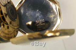 Beautiful 14K Solid White Gold (Rare) Antique Elgin 17J- Running Pocket Watch