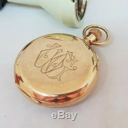 Beautiful Antique Solid 9k Gold J. W. Benson Pocket Watch