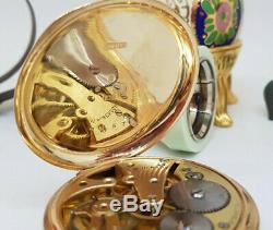 Beautiful Antique Solid 9k Gold J. W. Benson Pocket Watch