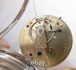 Beautiful London made fusee pocket watch 1867 with Edinburgh signature