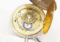 Breguet À Paris Antique solid silver quarter repeater pocket watch