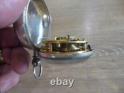 Burmash John Waddell Fusee Verge Pair Cased Pocket Watch Date C1851