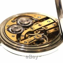 C1900 Antique Complicated Swiss Date Moon Phase Pocket Watch
