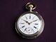 C1900 Very Nice Solid Silver Gents Pocket Watch. Antique. Serviced & In Gwo
