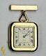 Cartier Gold Square Antique Pocket Watch, 29 Jewels Repeater With Original Pouch