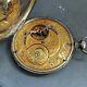 Chinese Market Antique Extra Thin Pocket Watch Fleurier 1800s Unusual Movement