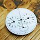 Dual Train & Time Zone Swiss Antique Pocket Watch Movement For Repair (p130)