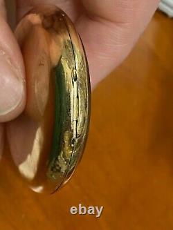 Elgin Open Face 14K Yellow Gold Antique Pocket Watch Gr 315 12S 15 Jewel