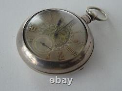 English Silver Fusee Pair Double Cased Pocket Watch, Ellon Aberdeenshire