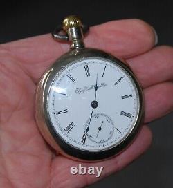 Excellent Heavy Antique Elgin USA O/F Pocket Watch. 15 Jewels. Size 18. 1912