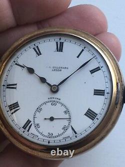 Exquisite Antique Half Hunter ZENITH Pocket Watch With Shibayama Insect Work