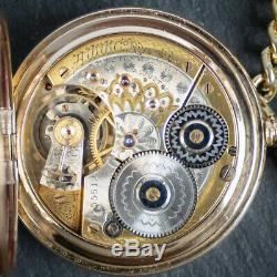 Fabulous Antique Victorian Waltham 17 Jewel Full Hunter Pocket Watch + Box