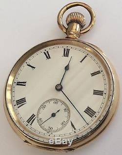 Fabulous Antique Waltham Top Of The Range Riverside Gold Filled Pocket Watch