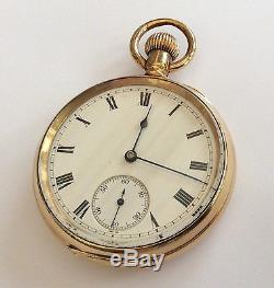 Fabulous Antique Waltham Top Of The Range Riverside Gold Filled Pocket Watch