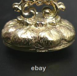 Fine Quality 9 Ct Gold Carnelian Set Albert Pocket Watch Chain Fob 13 Grams