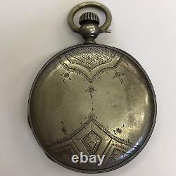Fine Quality Antique 19th Century Duplex Hunter Pocket Watch 52mm Extremely Rare