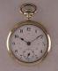 Fully Serviced Montauk. W. Co. 1900 Antique Swiss Gold Plated Pocket Watch Perfect