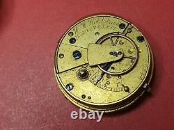 Fusee verge pocket watch movements collection joblot antique watches for parts