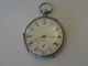 Good Antique English Gentleman's Sterling Silver Fusee Pocket Watch, C1889