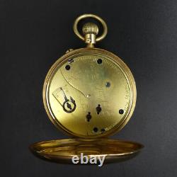 George V Antique 18ct Gold Lever Movement Pocket Watch London 1911 G. W. O