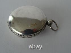 Georgian English Silver Verge Fusee Hunter Cased Pocket Watch, Morganti Brighton