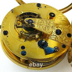 Gold Antique Pocket Watch Spring detent chronometer Barraud, c1815