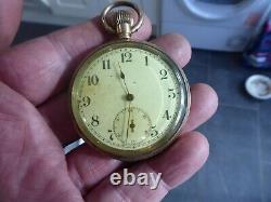 Gold Filled Antique Gold Plated Pocket Watch