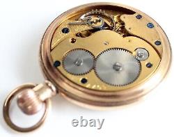 Gold Plated H. Samuel Pocket Watch Antique MANCHESTER Vintage Rare