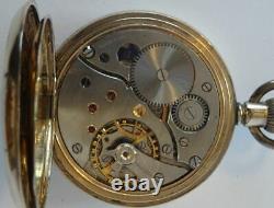 Gold Plated Swiss Pocket Watch, Goldsmiths & Silversmiths Company, London