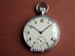 Good Condition Military Issue TISSOT Cal 43 15 J. Gents Pocket Watch. Antique