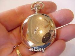 Gorgeous 1910 Elgin Diamond Hunter Antique Pocket Watch No Reserve Nr Perfect