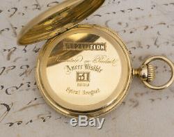 HIGH GRADE REPEATER Solid Gold Antique REPEATING Pocket Watch