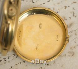 HIGH GRADE REPEATER Solid Gold Antique REPEATING Pocket Watch Audemars Ebauche