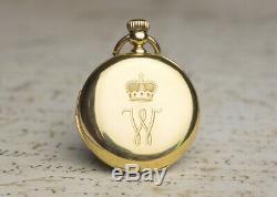 HI GRADE REPEATER 18k Gold Antique REPEATING Pocket Watch -PRINCE PROVENANCE