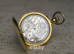 HI GRADE REPEATER 18k Gold Antique REPEATING Pocket Watch -PRINCE PROVENANCE